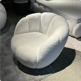 Cloud Straight Sofa Set Off-White Complete 1-4 Seats for Living Room