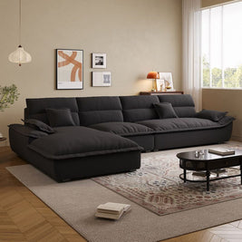 Cloud Multi L-Shape Sofa Set Off-White 1-3 Seats for Living Room