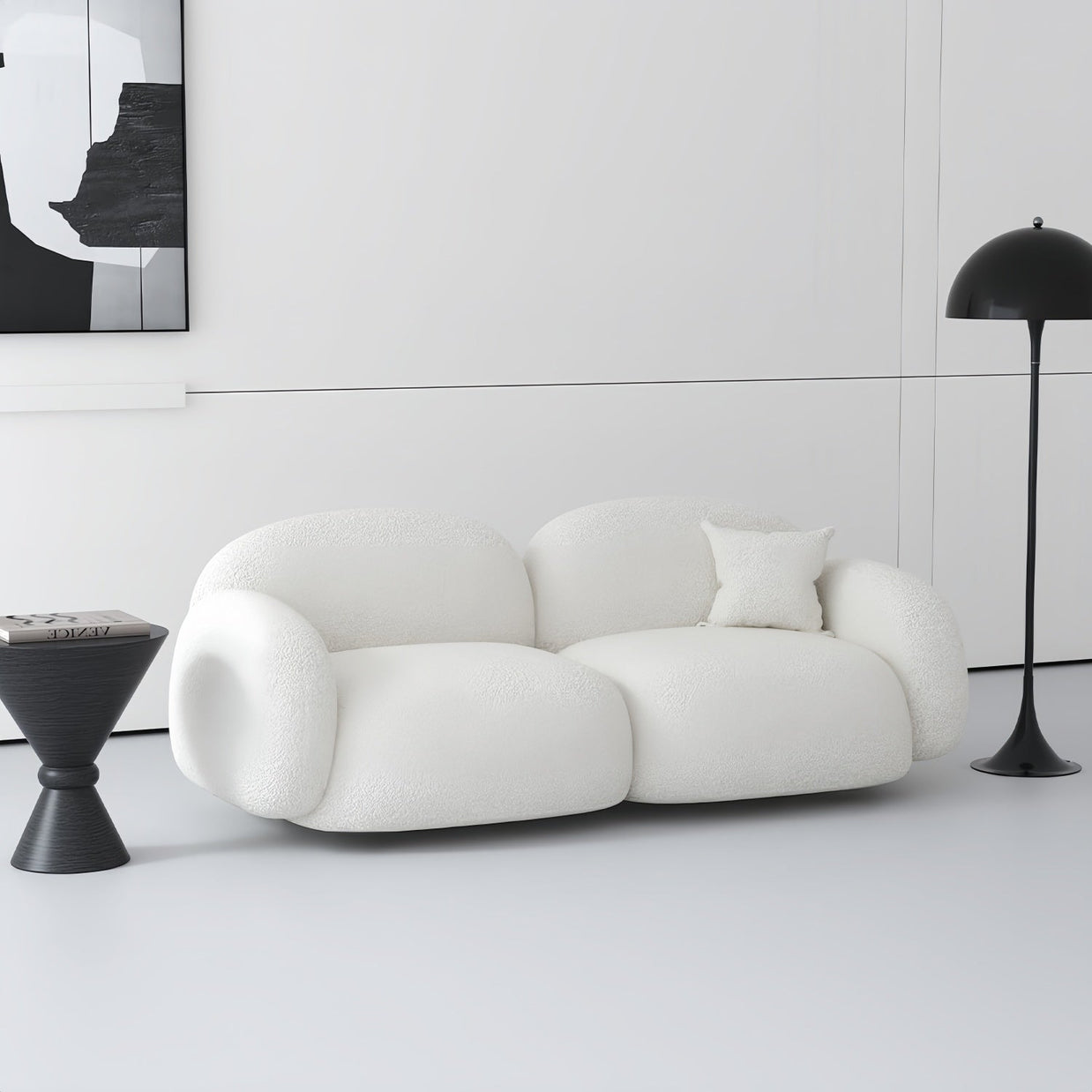 Cloud Straight Value Sofa Set Off-White 1-3 Seats for Living Room