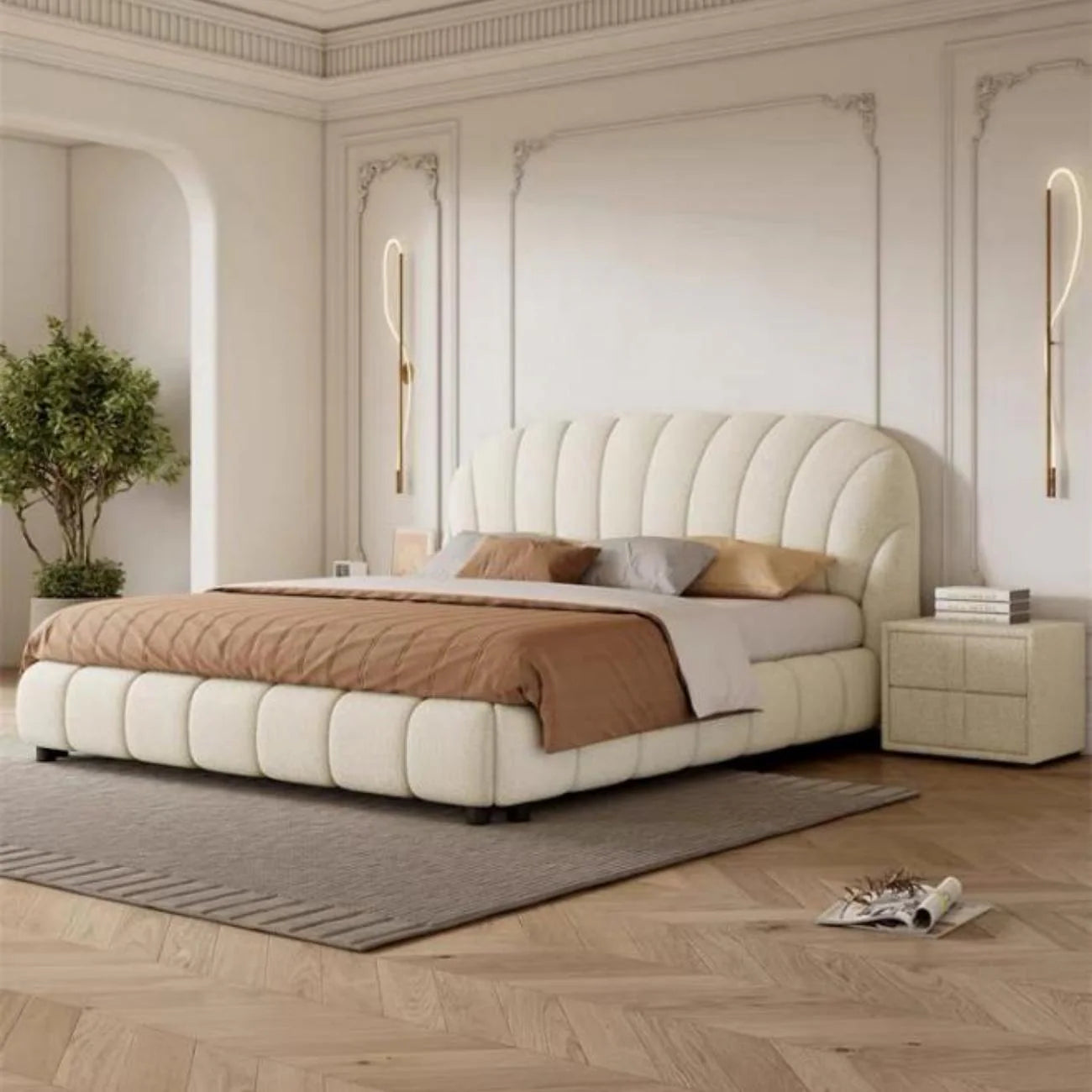 Light Luxury Furniture Modern Bed Frame