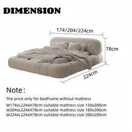 Milan Serenity Minimalist Fleece Storage Bed