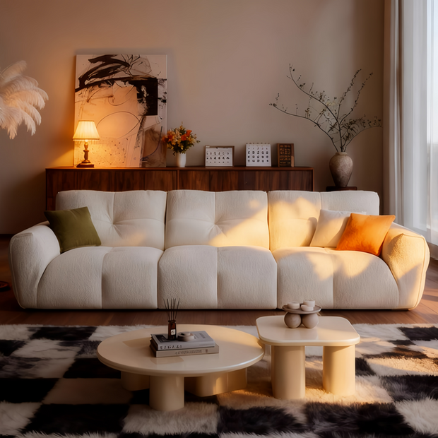 Cloud Value Sofa Set Off-White 1-3 Seats for Living Room