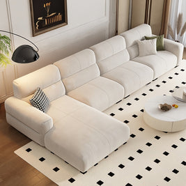 Cloud Flexible L-Shape Sofa Set Beige Left Right Corner for Living Room