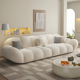 Petal Wave Sofa Customizable 1-4 Seater Curved