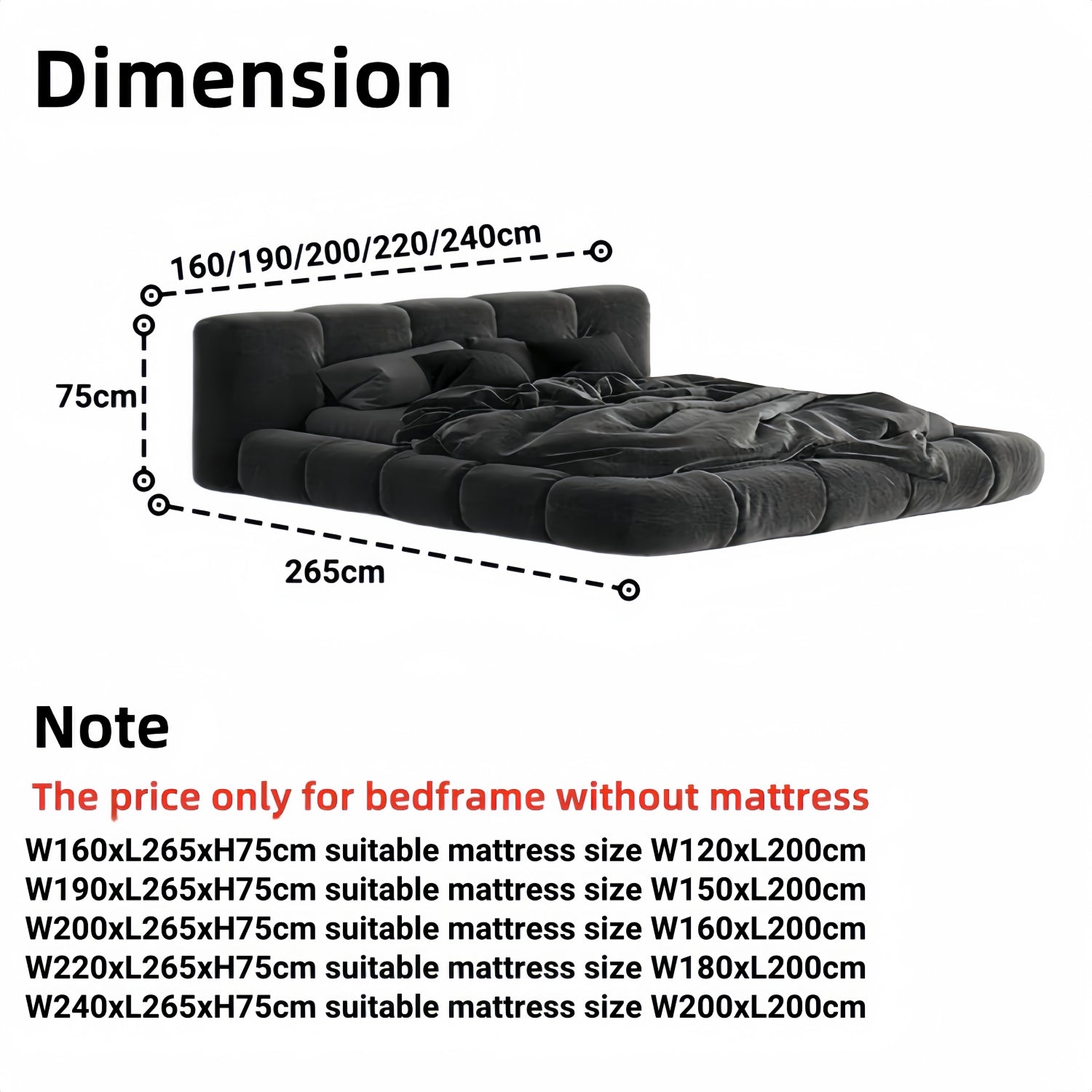 Prism Haven Fleece Upholstered Multi-Color Bed