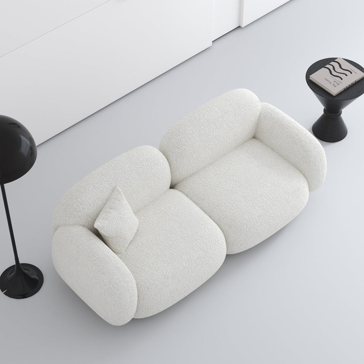 Cloud Straight Value Sofa Set Off-White 1-3 Seats for Living Room