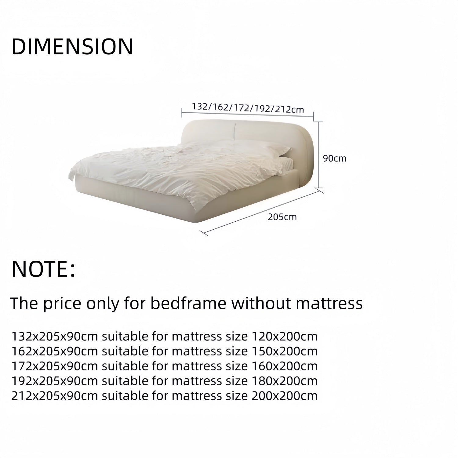 Alpine Haven Lamb Wool Upholstered Bed