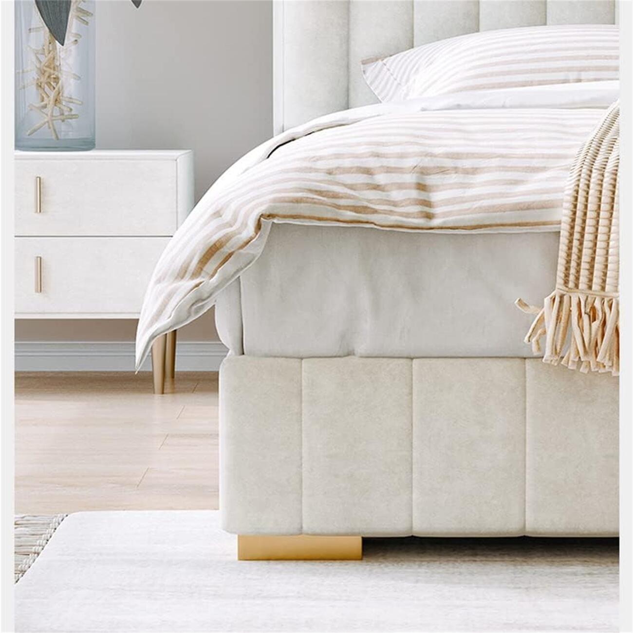 Monaco Modern Fleece Premium Bed