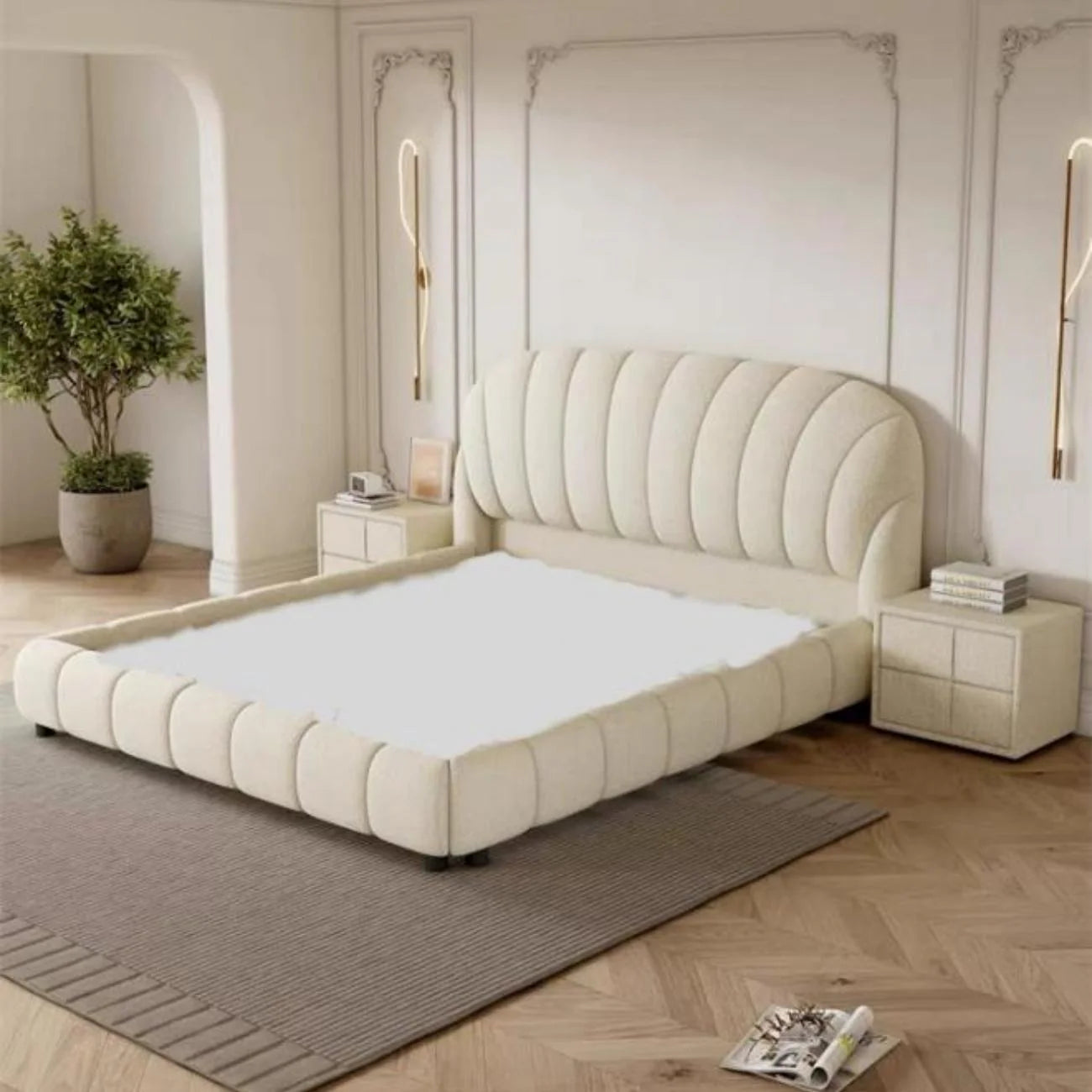 Light Luxury Furniture Modern Bed Frame