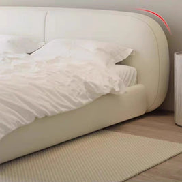 Alpine Haven Lamb Wool Upholstered Bed