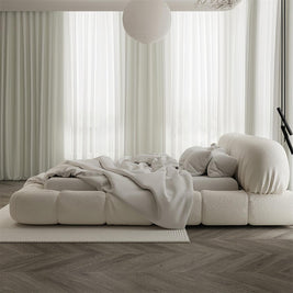 Milan Serenity Minimalist Fleece Storage Bed