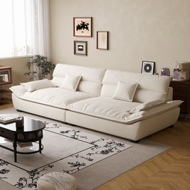 Cloud Multi L-Shape Sofa Set Off-White 1-3 Seats for Living Room