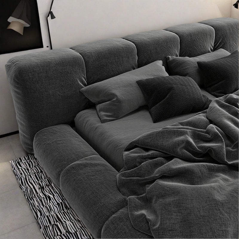 Prism Haven Fleece Upholstered Multi-Color Bed