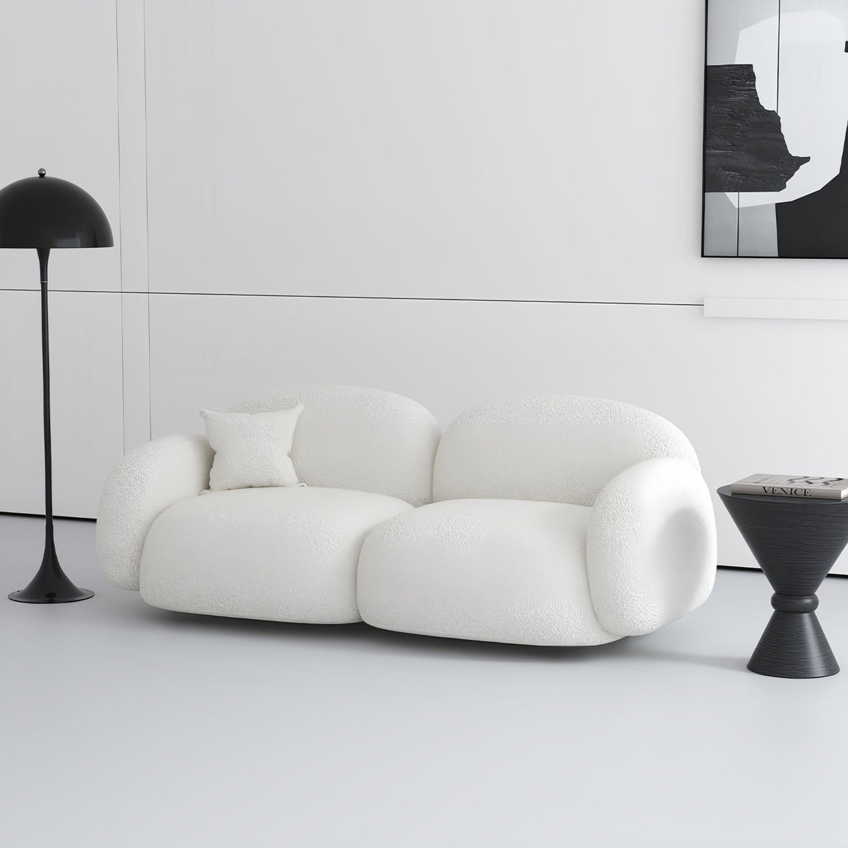 Cloud Straight Value Sofa Set Off-White 1-3 Seats for Living Room