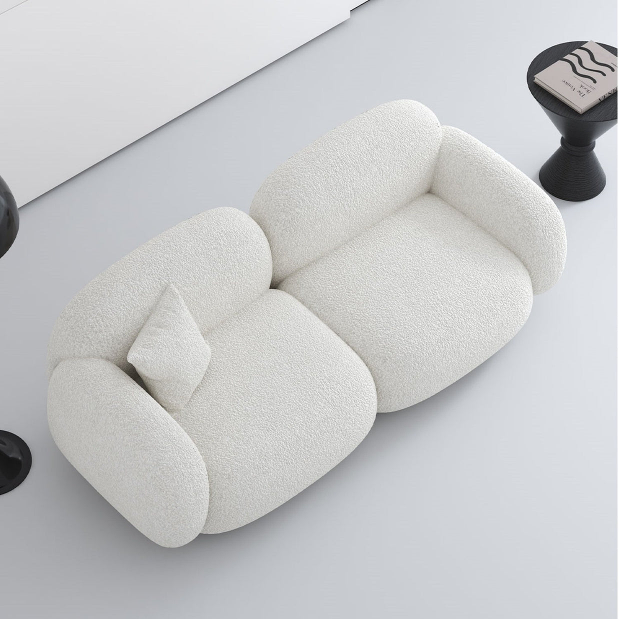 Cloud Straight Value Sofa Set Off-White 1-3 Seats for Living Room