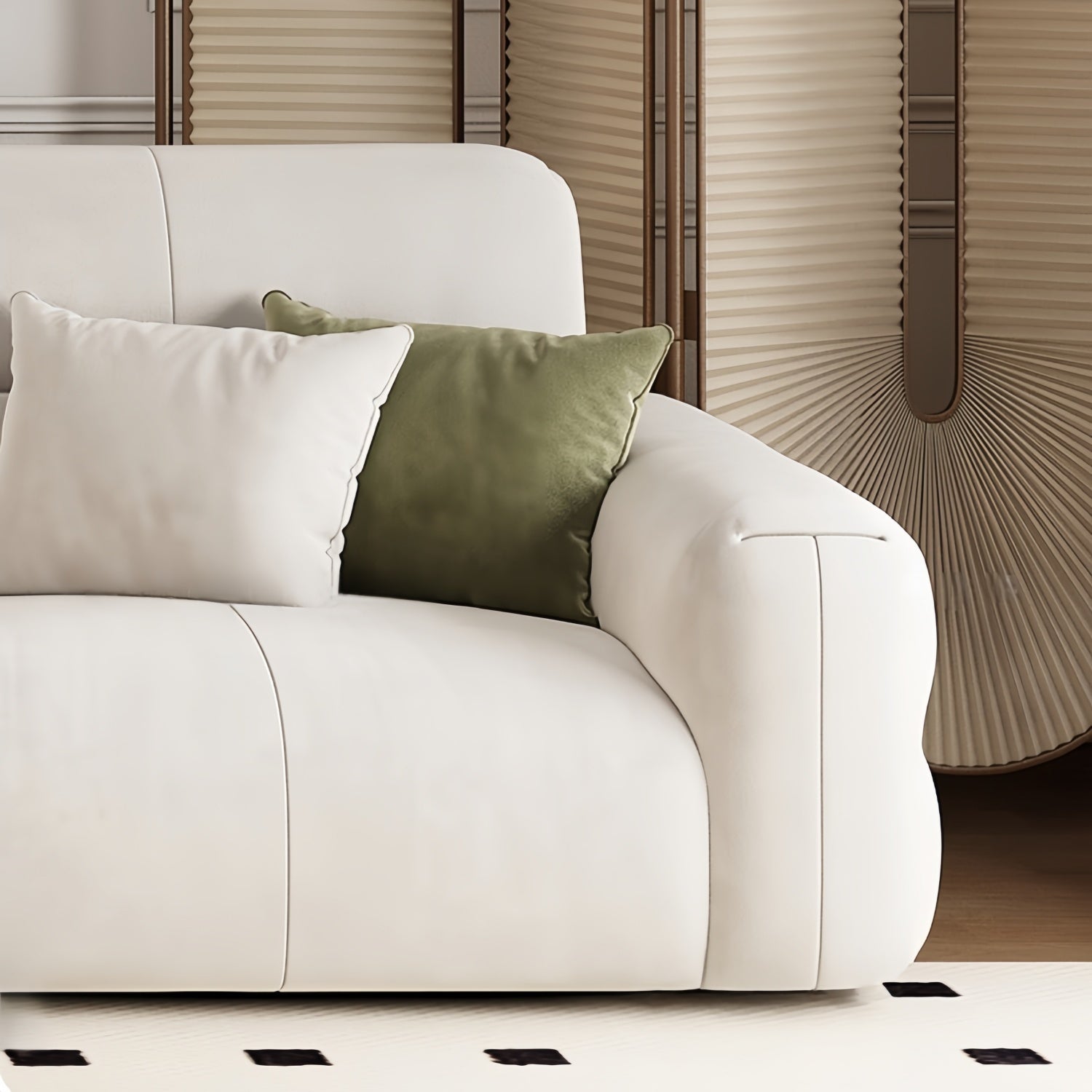 Cloud Flexible L-Shape Sofa Set Beige Left Right Corner for Living Room