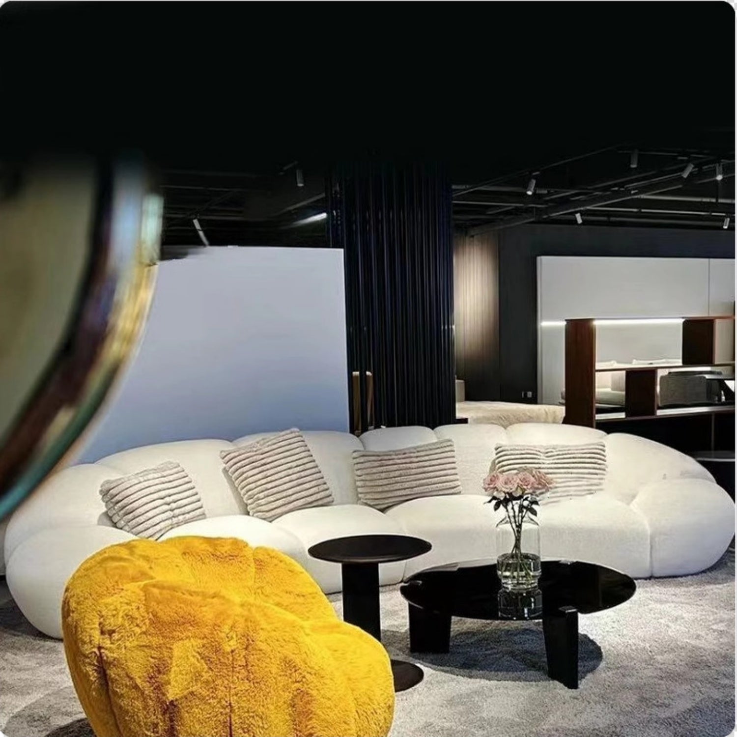 Cloud Straight Sofa Set Off-White Complete 1-4 Seats for Living Room