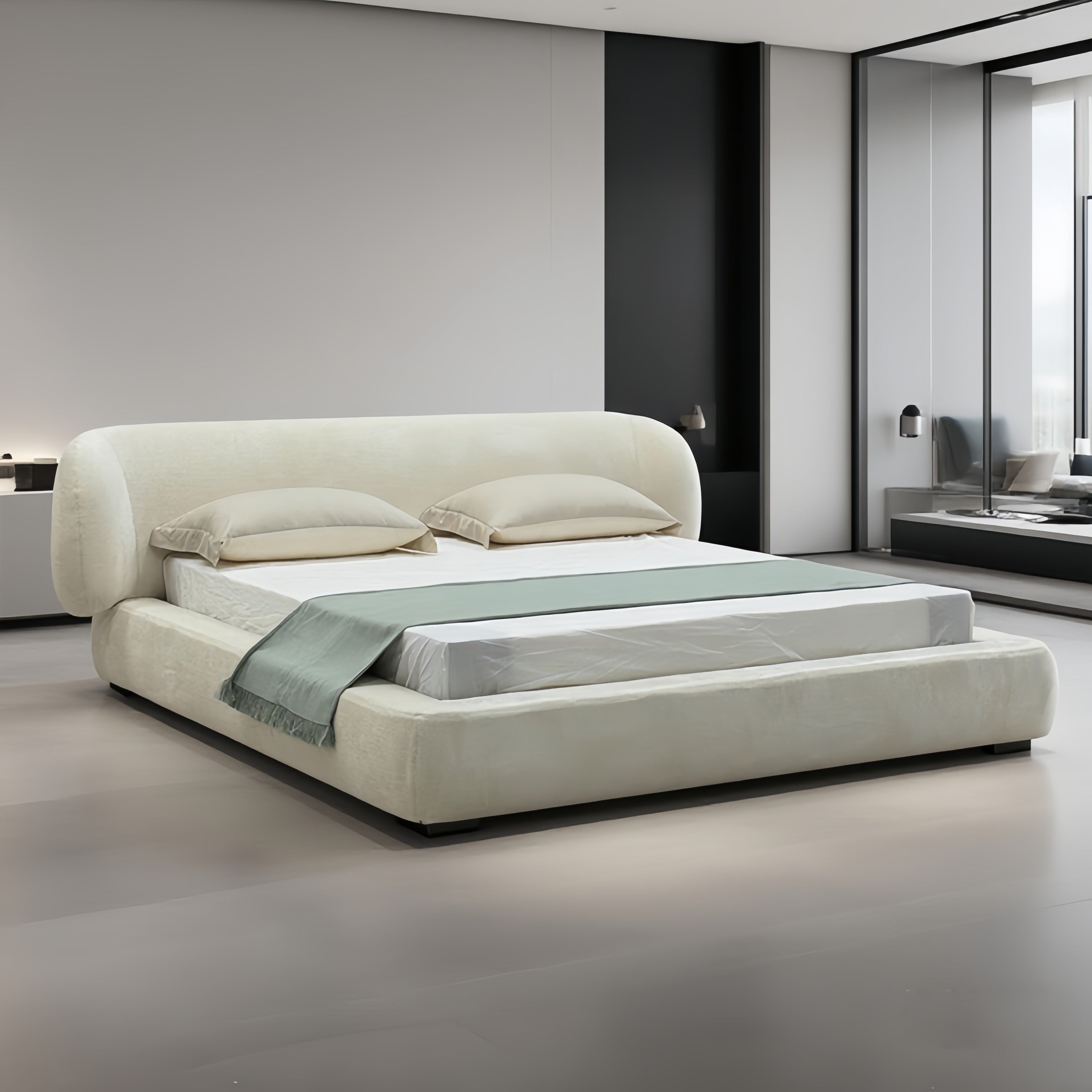 Cozy Fleece Upholstered Premium Bed