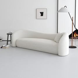 Cloud Straight Sofa Set Off-White Standard 1-3 Seats for Living Room