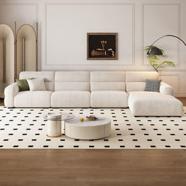 Cloud Flexible L-Shape Sofa Set Beige Left Right Corner for Living Room