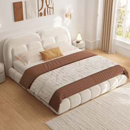 Zurich Nest Fleece Upholstered Premium Bed