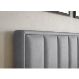 Soothe Snooze Upholstered Grey Color Bed