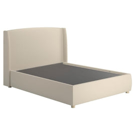 Aurista Tufted Beige Color Bed