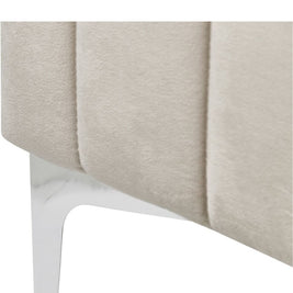 Sleep Haven Upholstered Dark Beige Color Bed