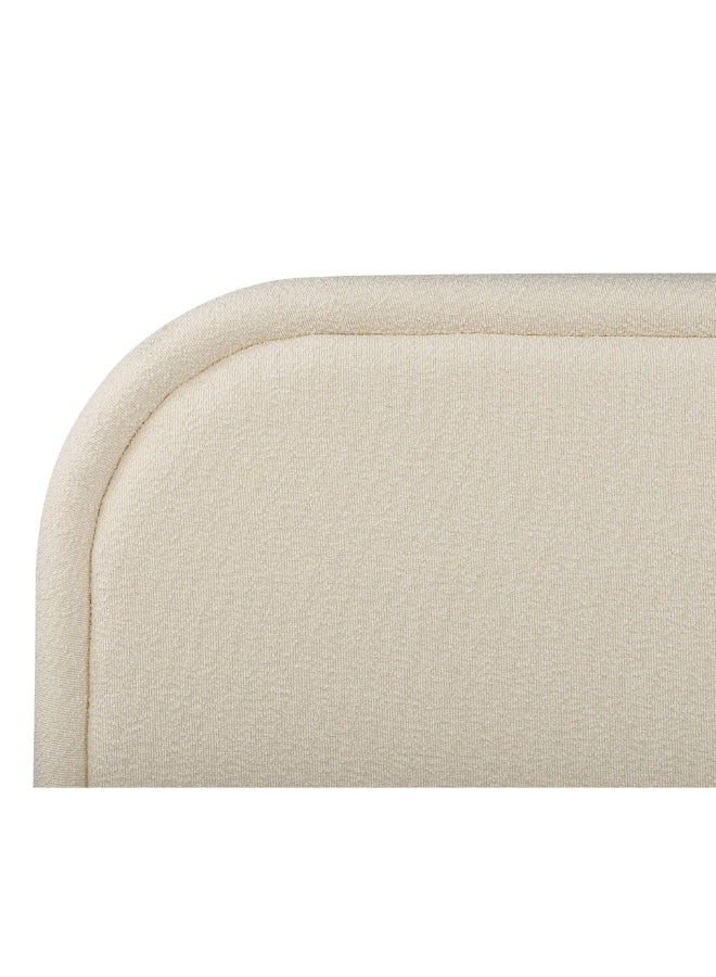 Ember Enclave Upholstered Premium Beige Color Bed