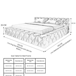 Cloud Cradle Tufted Upholstered Light Brown Chocolate Color Bed