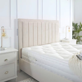 Harmony Dreams Upholstered Dark Beige Color Bed