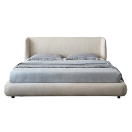 Nova Nap Upholstered Premium Off White Color Bed