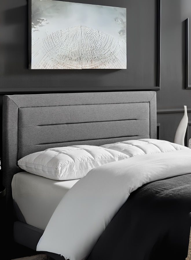 Cozy Retreat Upholstered Grey Color Bed