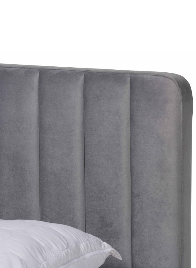 Belisse Upholstered Grey Color Bed