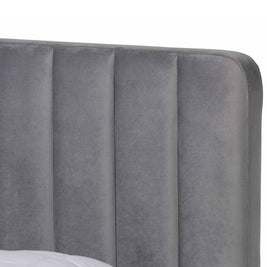 Belisse Upholstered Grey Color Bed