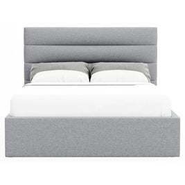 Lush Lounge Upholstered Grey Color Bed
