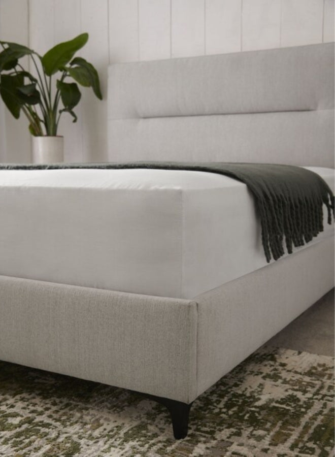 Tokyo Serenity Upholstered Premium Dark Beige Color Bed