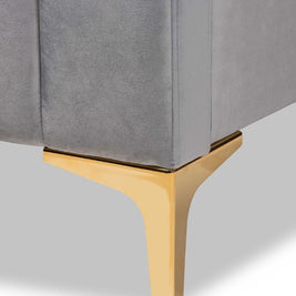 Belisse Upholstered Grey Color Bed