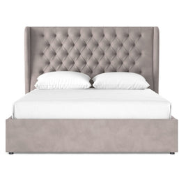 Radiant Dreams Tufted Upholstered Dark Pink Color Bed