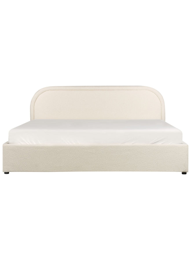 Ember Enclave Upholstered Premium Beige Color Bed