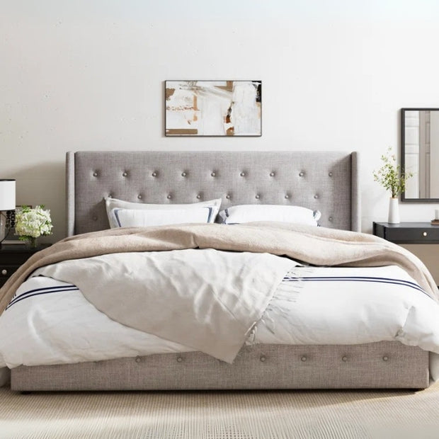 Aurelia Tufted Brown Color Bed