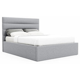 Lush Lounge Upholstered Grey Color Bed