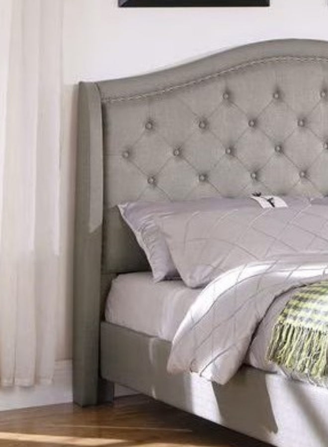 Astralis Tufted Brown Color Bed