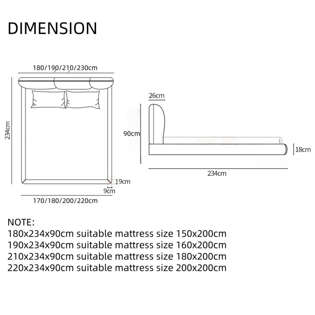 Aspen Fleece Lamb Wool Upholstered Premium Bed